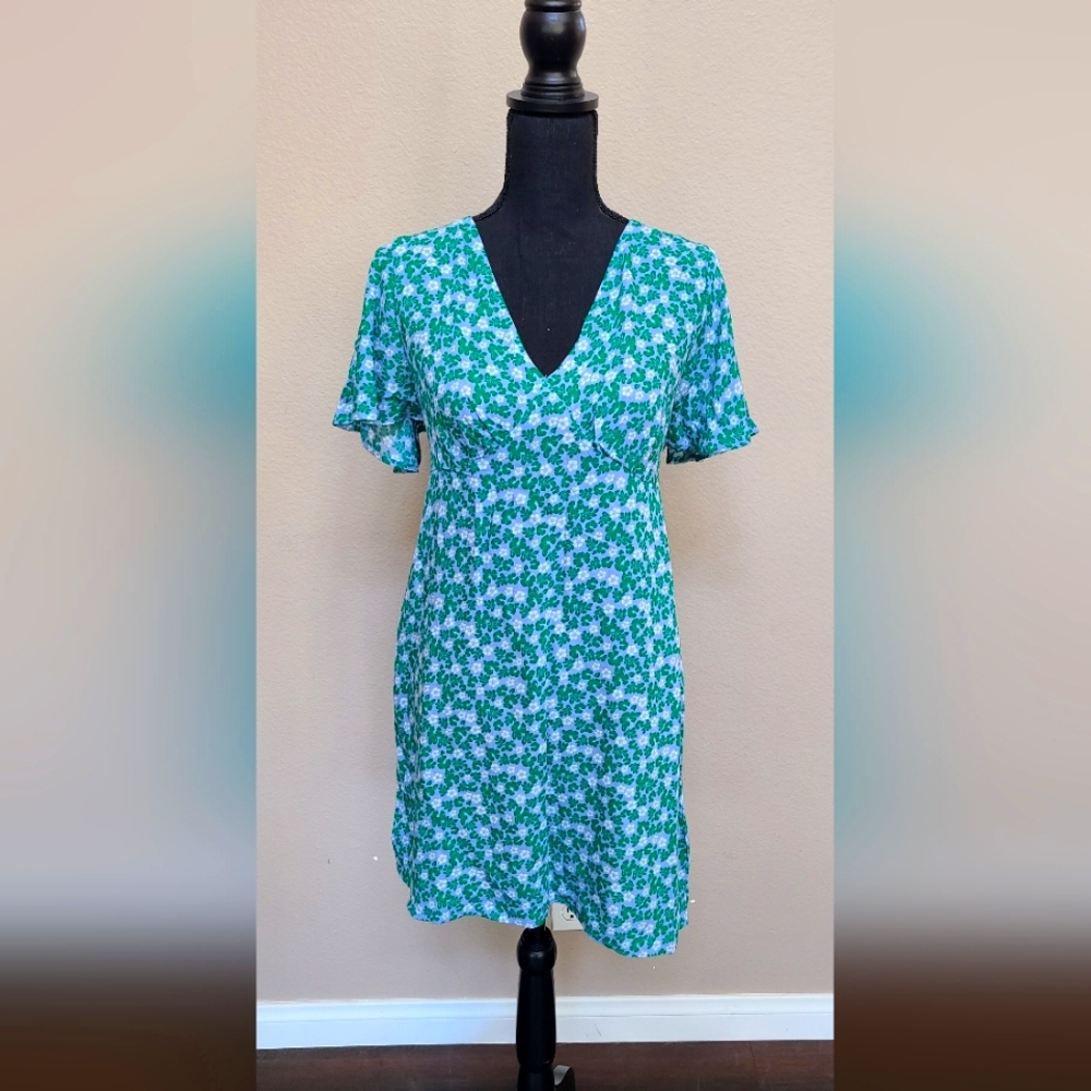 Summer mini smock dress